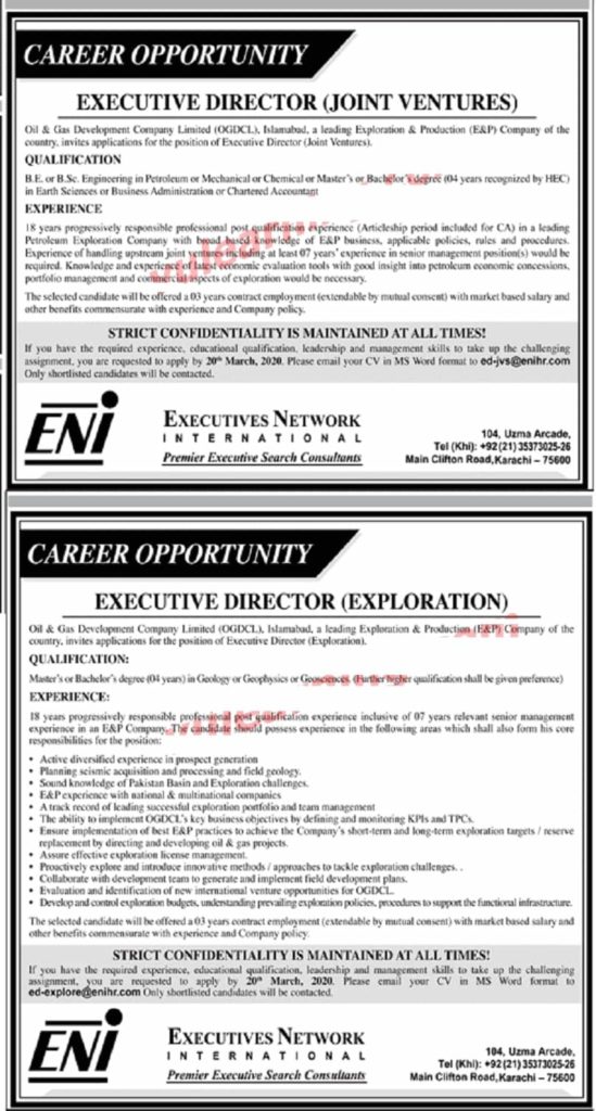 Oil & Gas Pakistan Jobs 2020 Latest Careers Jobs For Pakistan
