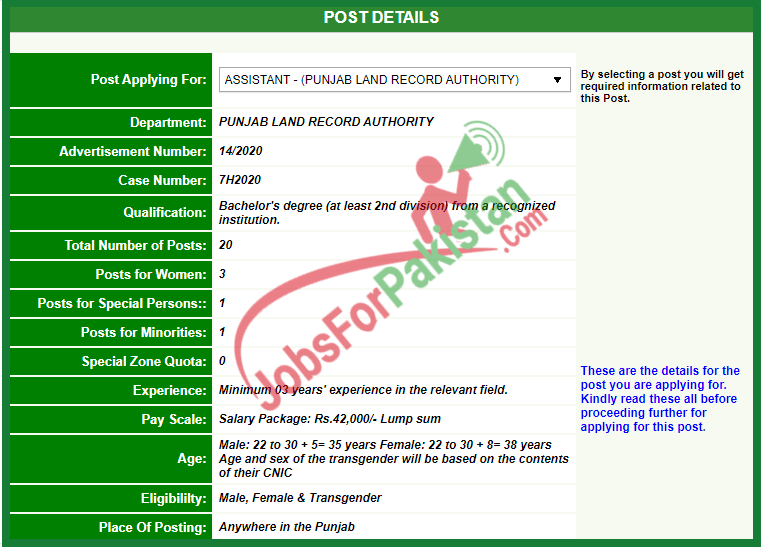 Punjab Land Record Authority Jobs 2020 via PPSC online apply