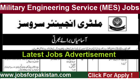 MES Jobs Latest Careers Opportunities